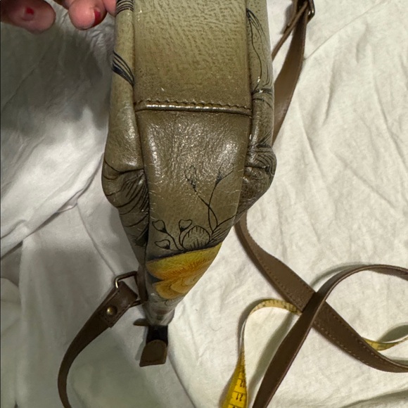 Anuschka Floral Butterfly Women's Bag - Picture 5 of 7